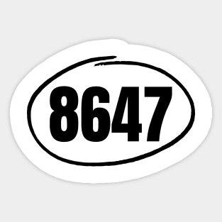 8647 Sticker